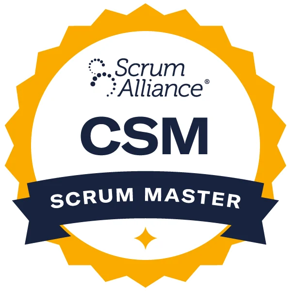 Certified ScrumMaster, Scrum Alliance — verify credential